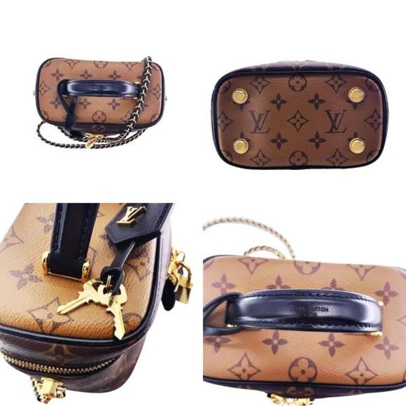 Louis Vuitton Vanity Reverse Monogram Canvas Calf Leather PM Shoulder Bag - Picture 3 of 6